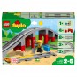 Eisenbahnbrücke und Schienen Lego Duplo