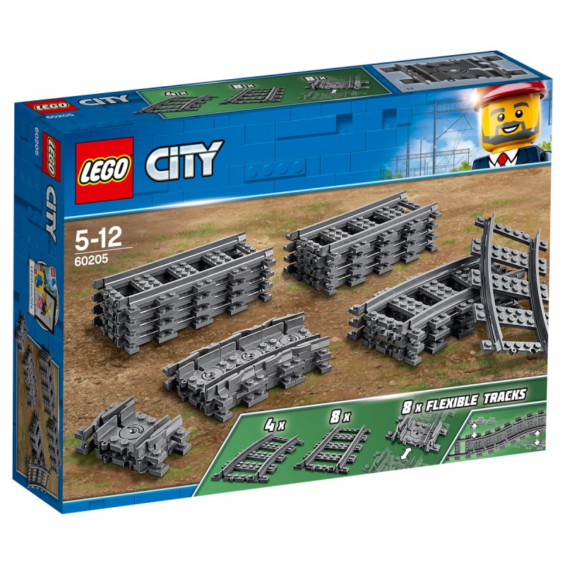 Schienen Lego City Eisenbahn