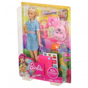 Barbie Travel Puppe (blond) 