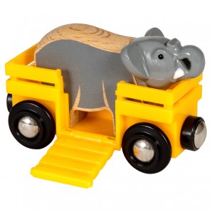 Elefant und Wagen 