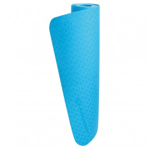 Yogamatte 4 mm Light Blue 180x61 cm