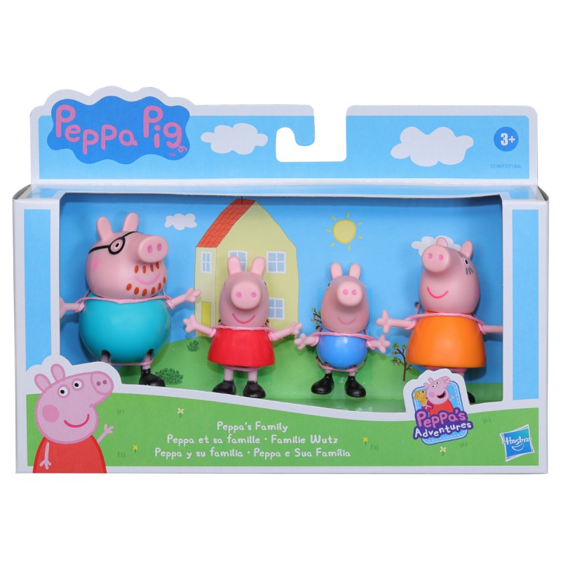Peppa Pig Peppa und Familie 4 Figuren