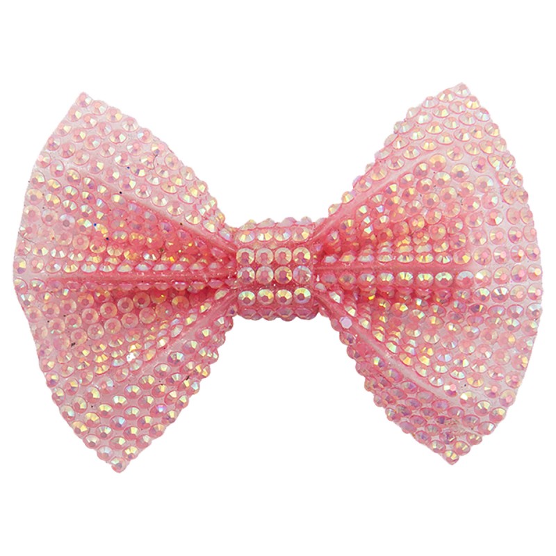Pink Gem Bow Hairclip 