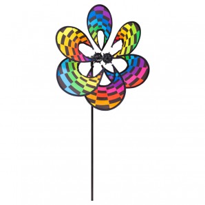 Windrad Paradise Flower RB Rainbow Checker