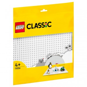 Bauplatte weiss Lego Classic