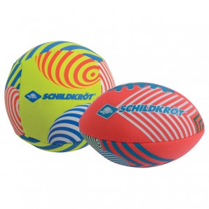 Mini-Ball Duo-Pack 2 Bälle 1x Mini-Beachvolleyball 9 cm