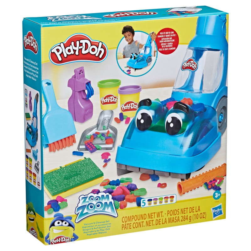 Play-Doh Zoom Zoom Saugen und Aufräumen Set