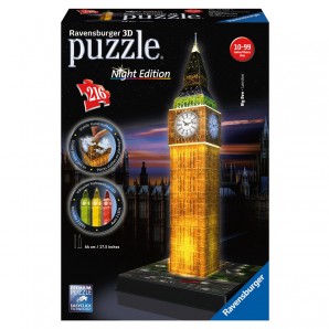 Puzzle 3D Big Ben bei Nacht 216 Teile,