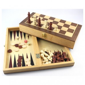 Schach/Dame/Backgammon Kassette,