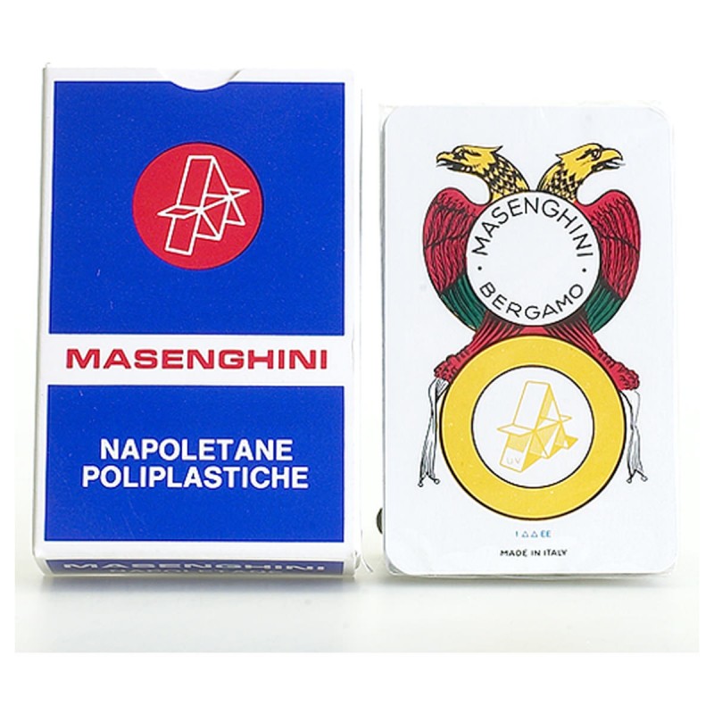 Napoletane, blau italienische Spielkarten