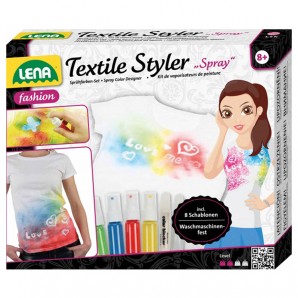 Textile Styler Spray 4 Sprühfarben für Textilien