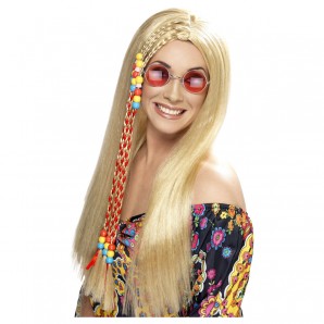 Perücke Hippie Star, blond 